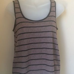 3️⃣ Lace Striped Tank Frenchi Small